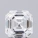 Loose 2.03 Carat D VVS1 IGI Certified Lab Grown Asscher Diamonds