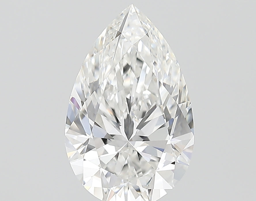 Loose 3.26 Carat F VVS1 IGI Certified Lab Grown Pear Diamonds