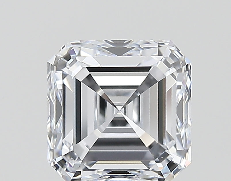 Loose 3.14 Carat F IF IGI Certified Lab Grown Asscher Diamonds