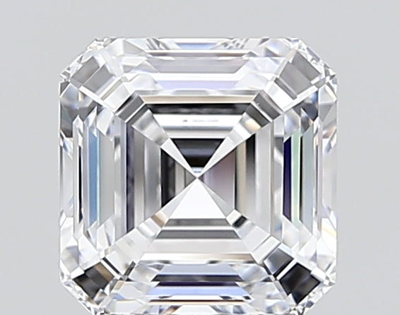 Loose 2.61 Carat F IF IGI Certified Lab Grown Asscher Diamonds