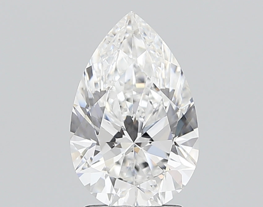 Loose 3.47 Carat D VVS1 IGI Certified Lab Grown Pear Diamonds