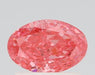 Loose 0.77 Carat Vivid Pink VS1 IGI Certified Lab Grown Oval Diamonds