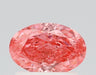 Loose 0.75 Carat Vivid Pink SI1 IGI Certified Lab Grown Oval Diamonds