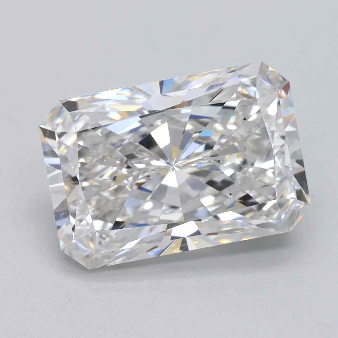 Loose 3.31 Carat E VS2 GIA Certified Lab Grown Radiant Diamonds