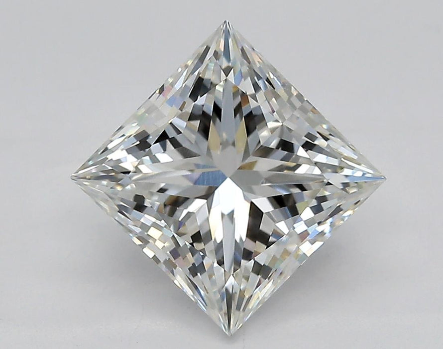Loose 2.73 Carat F VVS2 IGI Certified Lab Grown Princess Diamonds