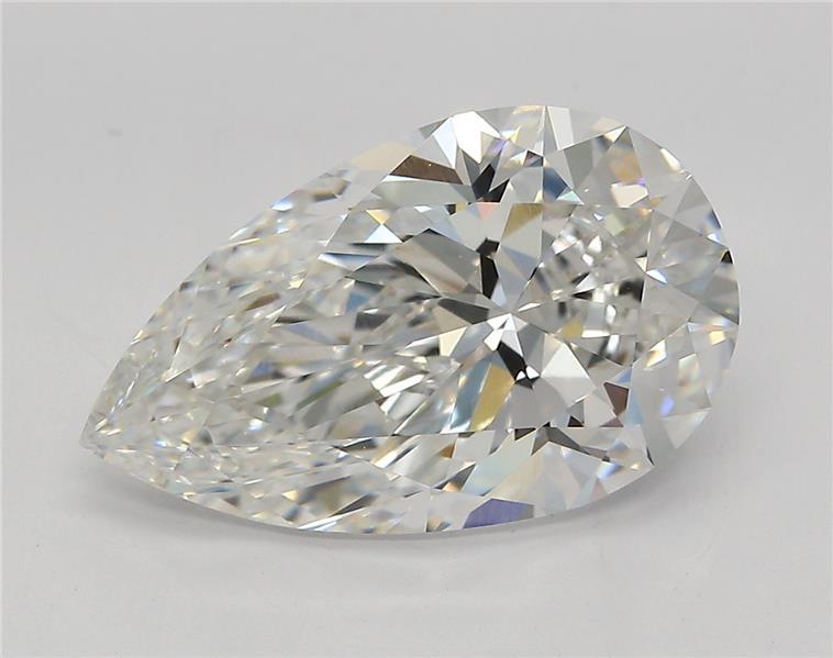 Loose 4.02 Carat E VVS1 IGI Certified Lab Grown Pear Diamonds