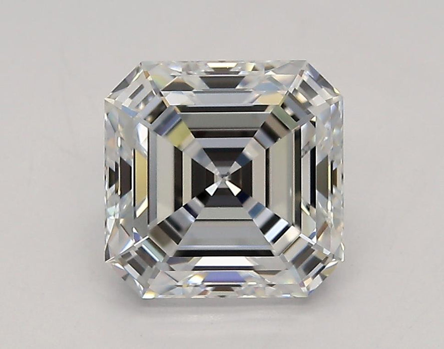Loose 1.85 Carat F VVS2 IGI Certified Lab Grown Asscher Diamonds
