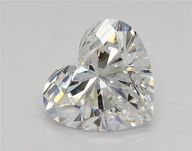 Loose 1.54 Carat D VVS2 IGI Certified Lab Grown Heart Diamonds