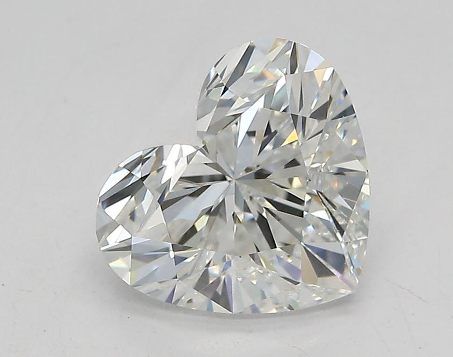 Loose 1.63 Carat E VVS2 IGI Certified Lab Grown Heart Diamonds
