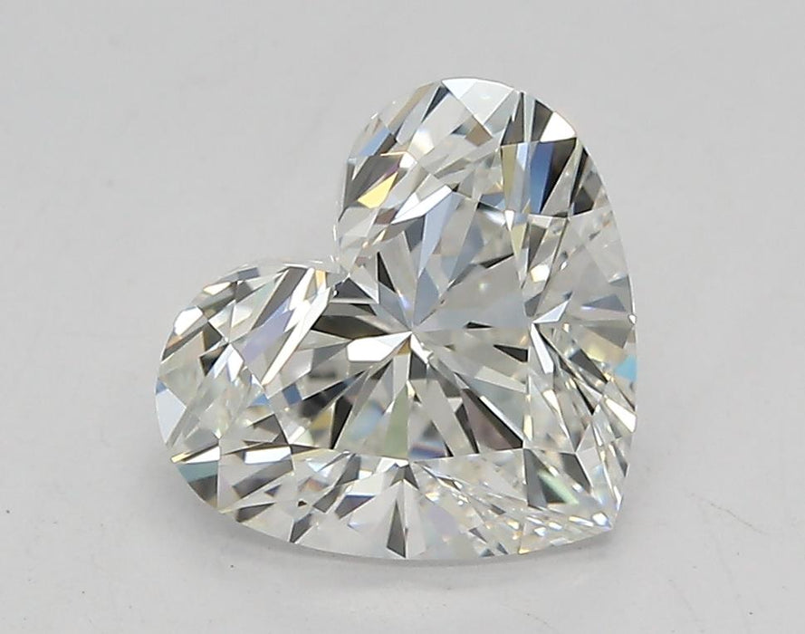Loose 1.51 Carat F VVS2 IGI Certified Lab Grown Heart Diamonds