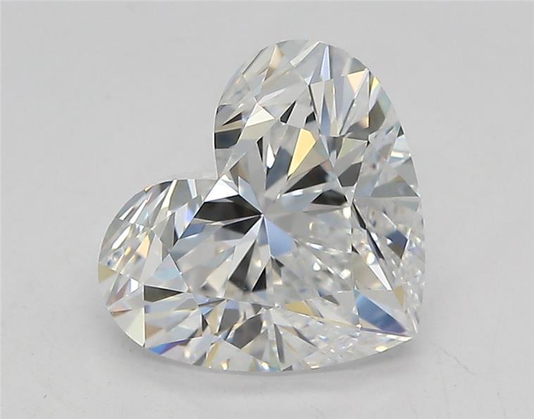 Loose 1.85 Carat E IF IGI Certified Lab Grown Heart Diamonds