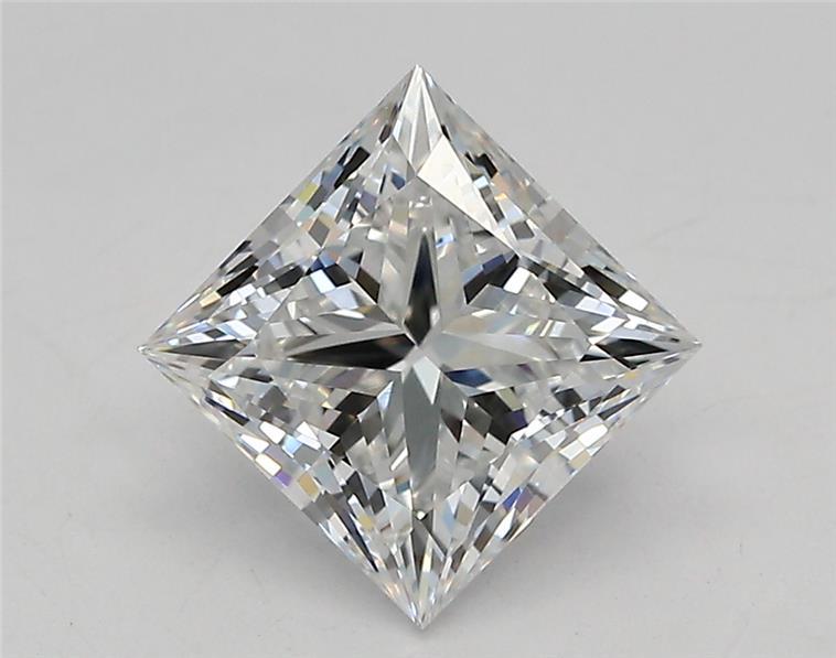 Loose 1.52 Carat D VVS2 IGI Certified Lab Grown Princess Diamonds