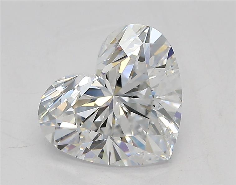 Loose 1.51 Carat D VVS2 IGI Certified Lab Grown Heart Diamonds