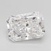 Loose 1.52 Carat D VVS1 IGI Certified Lab Grown Radiant Diamonds