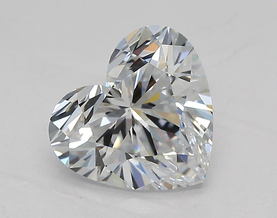 Loose 1.51 Carat D IF IGI Certified Lab Grown Heart Diamonds