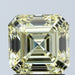 Loose 2.03 Carat Intense Yellow VVS2 IGI Certified Lab Grown Asscher Diamonds