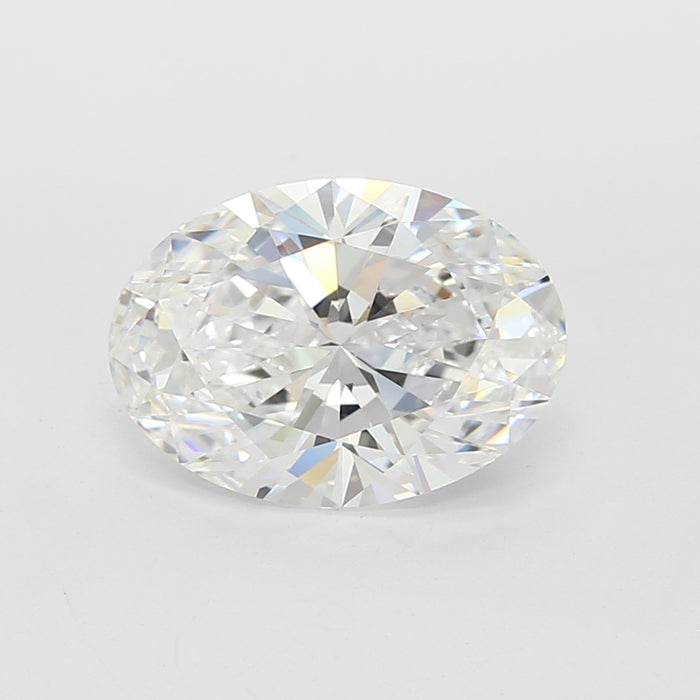 Loose 3.17 Carat D IF IGI Certified Lab Grown Oval Diamonds