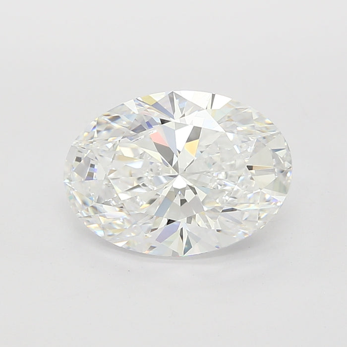 Loose 3.44 Carat D IF IGI Certified Lab Grown Oval Diamonds