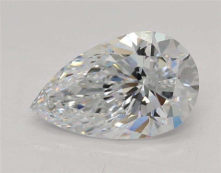 Loose 2.11 Carat D VVS1 IGI Certified Lab Grown Pear Diamonds
