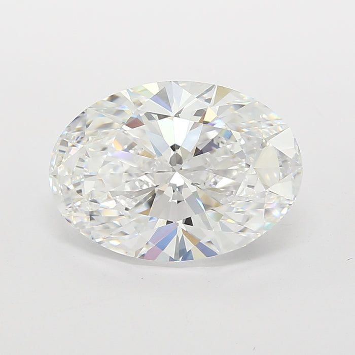 Loose 4.17 Carat D IF IGI Certified Lab Grown Oval Diamonds
