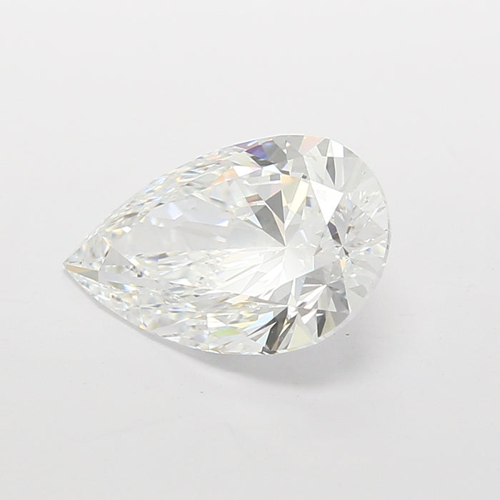 Loose 2.9 Carat D VVS1 IGI Certified Lab Grown Pear Diamonds