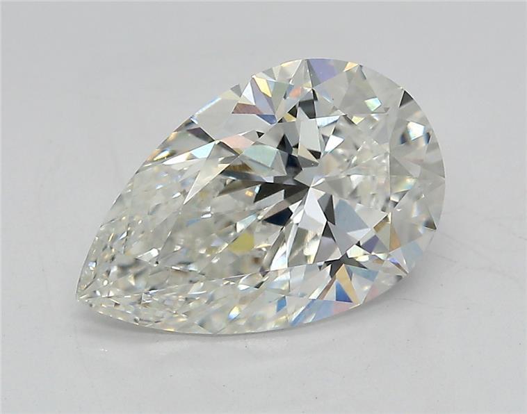 Loose 2.74 Carat F VVS2 IGI Certified Lab Grown Pear Diamonds