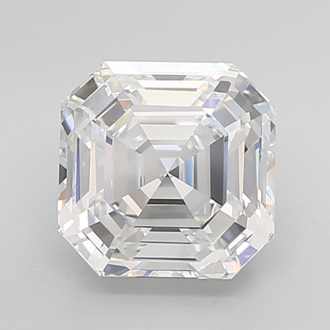 Loose 5.63 Carat E IF IGI Certified Lab Grown Asscher Diamonds