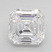 Loose 3.77 Carat D IF IGI Certified Lab Grown Asscher Diamonds