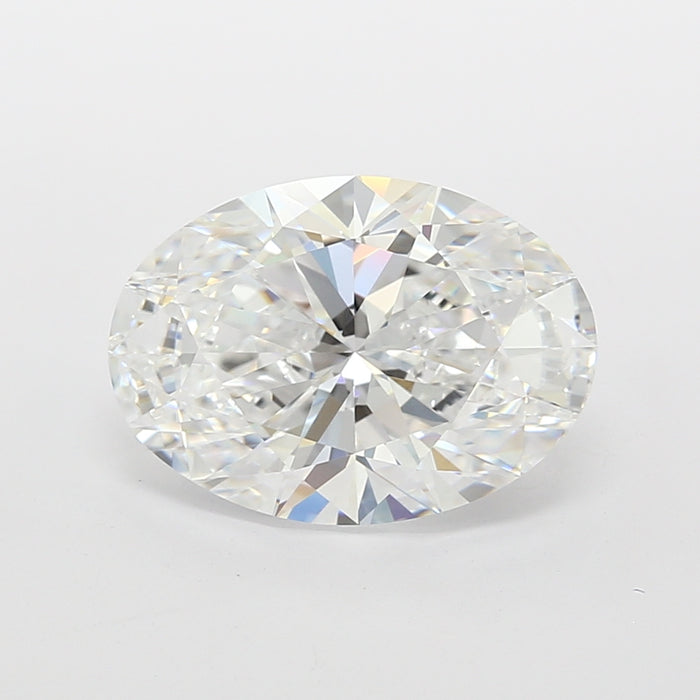 Loose 4.18 Carat D IF IGI Certified Lab Grown Oval Diamonds
