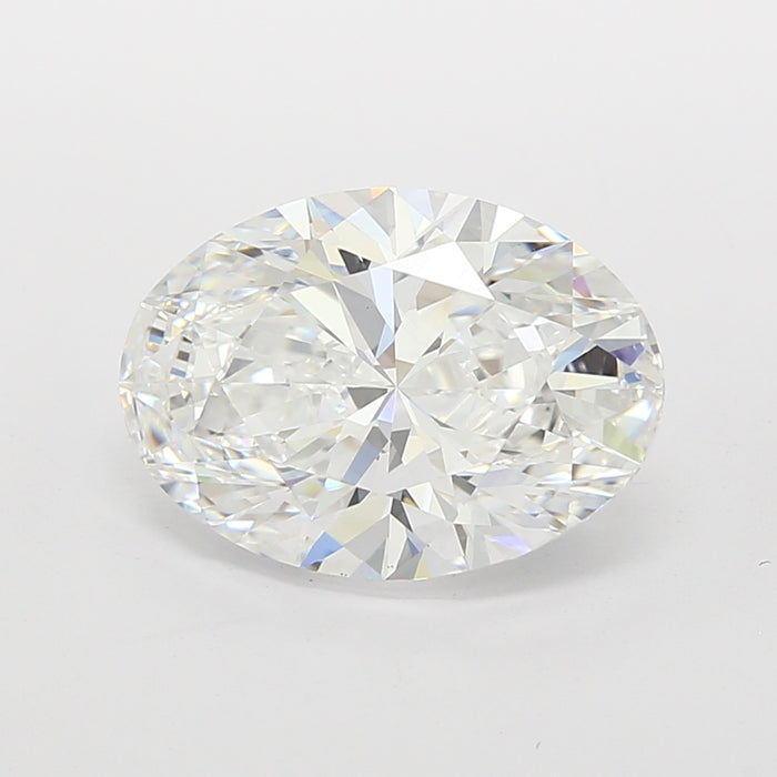Loose 4.1 Carat D IF IGI Certified Lab Grown Oval Diamonds