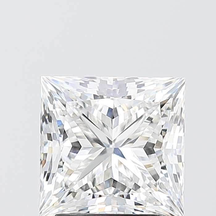 Loose 3.03 Carat F VVS2 IGI Certified Lab Grown Princess Diamonds