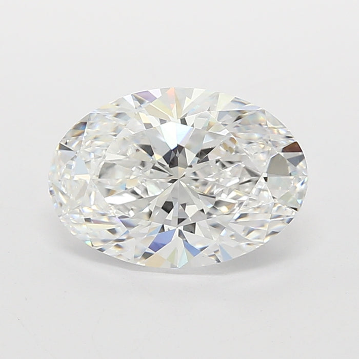 Loose 2.63 Carat D IF IGI Certified Lab Grown Oval Diamonds