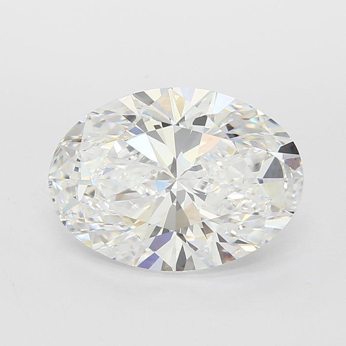 Loose 4.69 Carat D IF IGI Certified Lab Grown Oval Diamonds