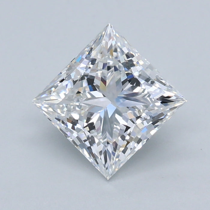 Loose 1.04 Carat D VVS2 IGI Certified Lab Grown Princess Diamonds
