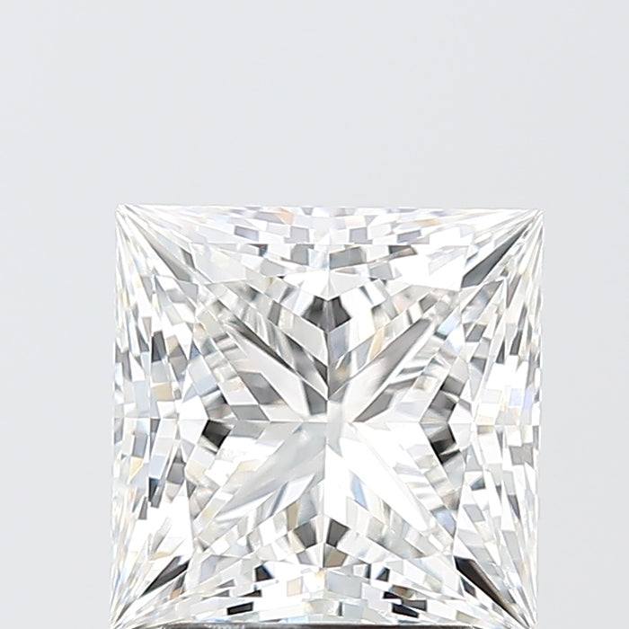 Loose 3.09 Carat F VVS2 IGI Certified Lab Grown Princess Diamonds