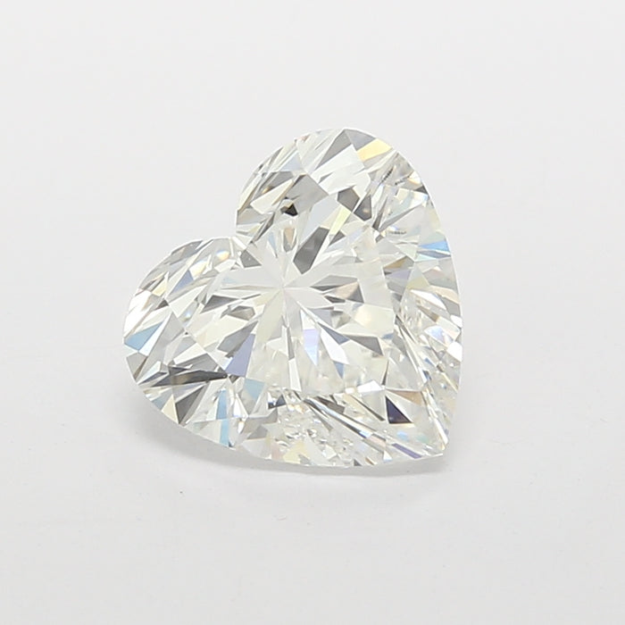 Loose 2.2 Carat F IF IGI Certified Lab Grown Heart Diamonds