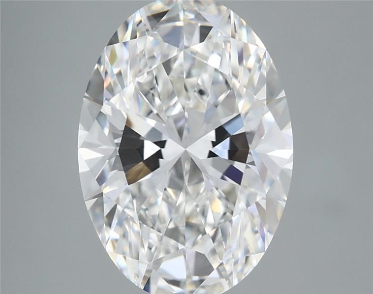 Loose 4.08 Carat F VVS2 IGI Certified Lab Grown Oval Diamonds