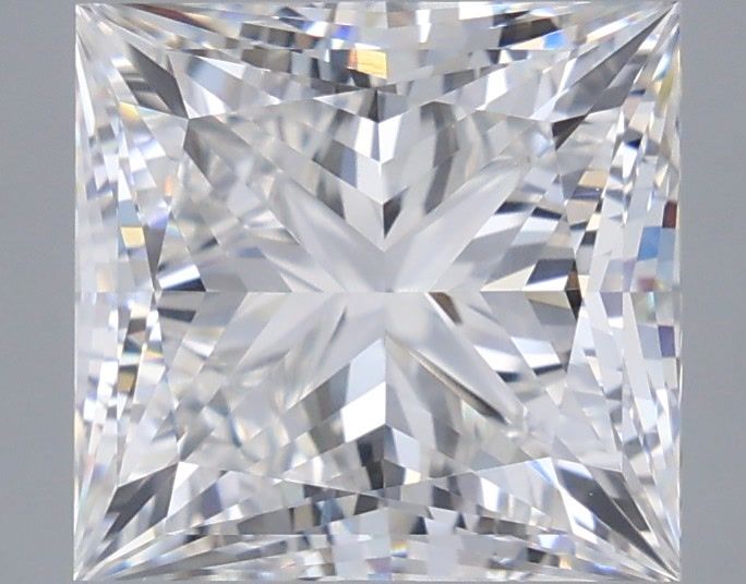 Loose 4.31 Carat E VVS2 IGI Certified Lab Grown Princess Diamonds