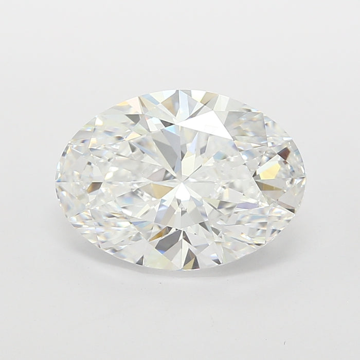 Loose 3.89 Carat D IF IGI Certified Lab Grown Oval Diamonds