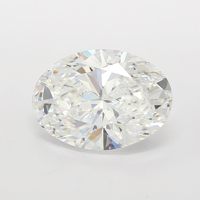 Loose 4.12 Carat D IF IGI Certified Lab Grown Oval Diamonds