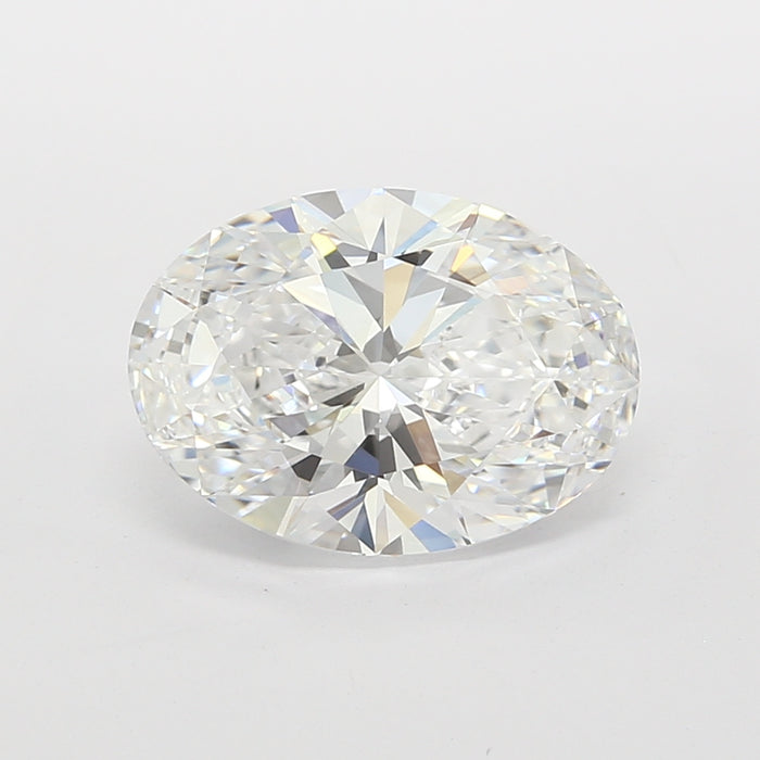 Loose 3.46 Carat D IF IGI Certified Lab Grown Oval Diamonds