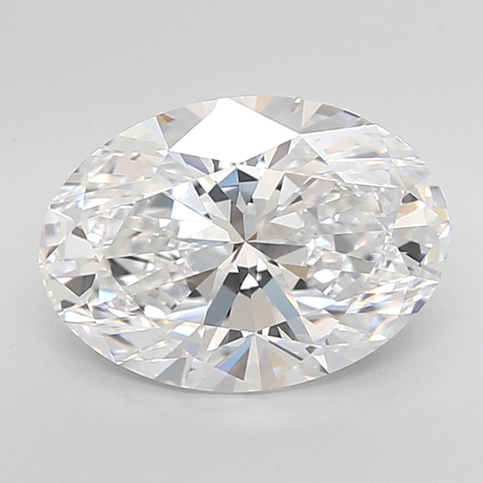 Loose 4.05 Carat D VVS2 IGI Certified Lab Grown Oval Diamonds