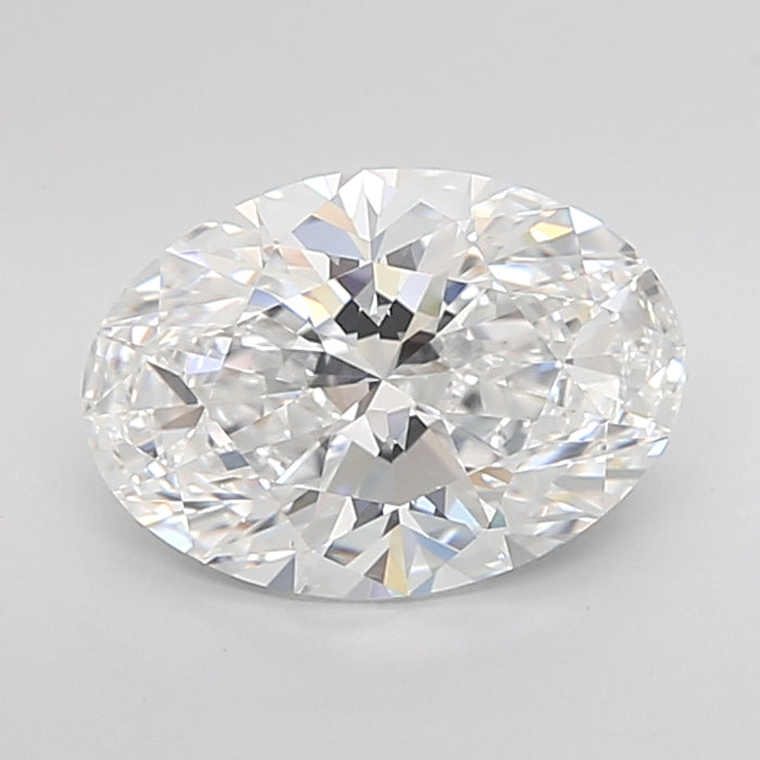 Loose 2.97 Carat D VVS2 IGI Certified Lab Grown Oval Diamonds