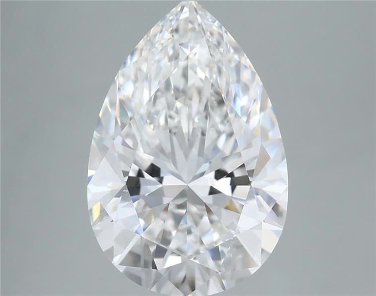 Loose 4.06 Carat E VVS2 IGI Certified Lab Grown Pear Diamonds