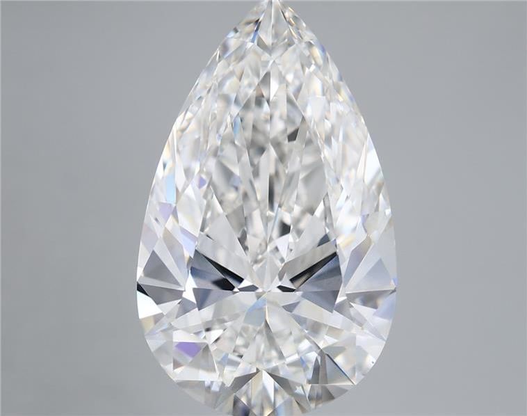 Loose 7.51 Carat E VVS2 IGI Certified Lab Grown Pear Diamonds
