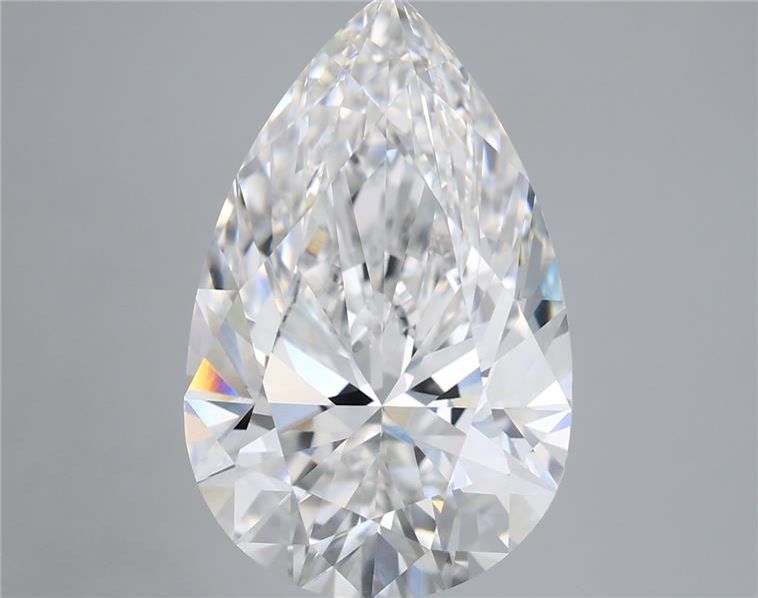 Loose 7.01 Carat E VVS2 IGI Certified Lab Grown Pear Diamonds