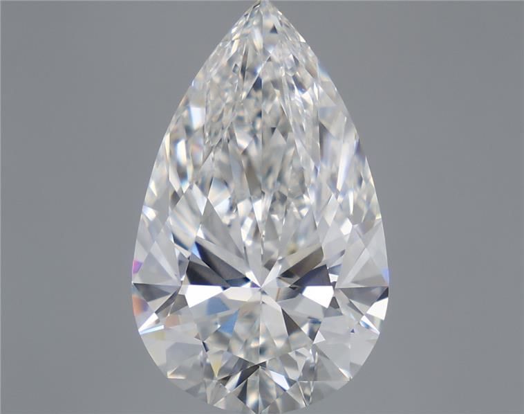 Loose 7.82 Carat F VVS2 IGI Certified Lab Grown Pear Diamonds