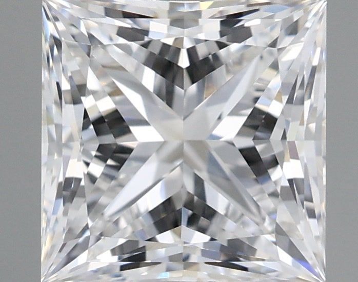 Loose 2.09 Carat D VVS2 IGI Certified Lab Grown Princess Diamonds