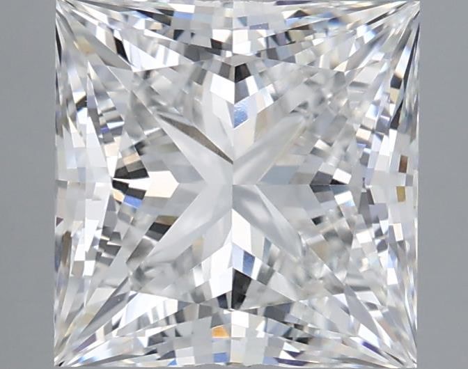Loose 3.09 Carat D VVS2 IGI Certified Lab Grown Princess Diamonds