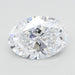 Loose 2.07 Carat D IF IGI Certified Lab Grown Oval Diamonds